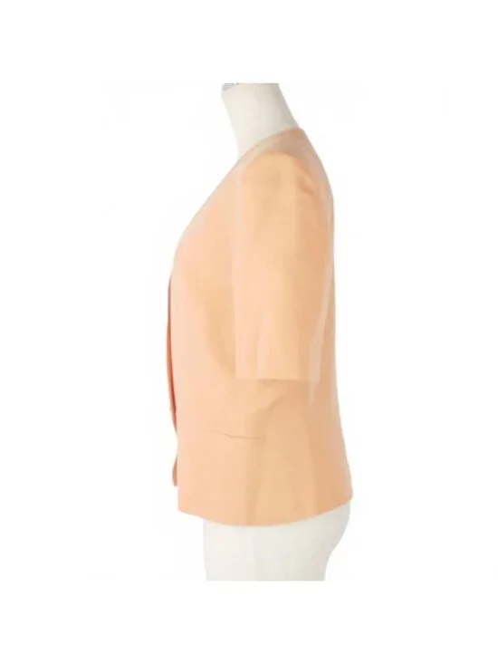 Dior Vintage Jacket Short Sleeve Short Length Wool M Orange - Picture 4 of 9